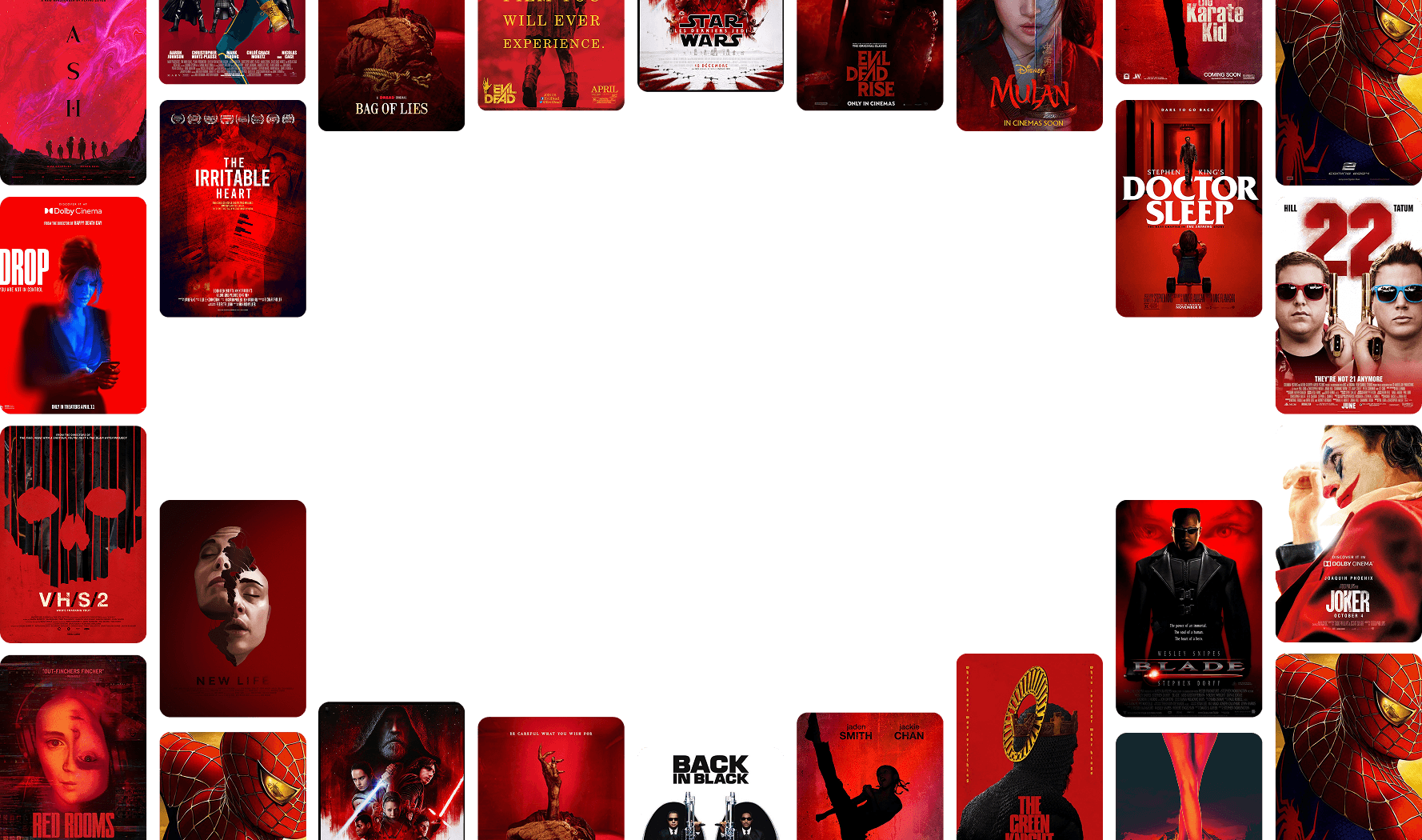 Movies Collage Background